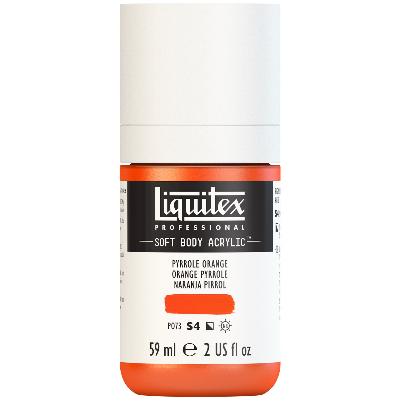 Liquitex Professional Soft Body Acrylic Color, 2 Oz., Pyrrole Orange